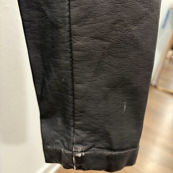 Free People Distressed Leather Jacket - Picture 4 of 7